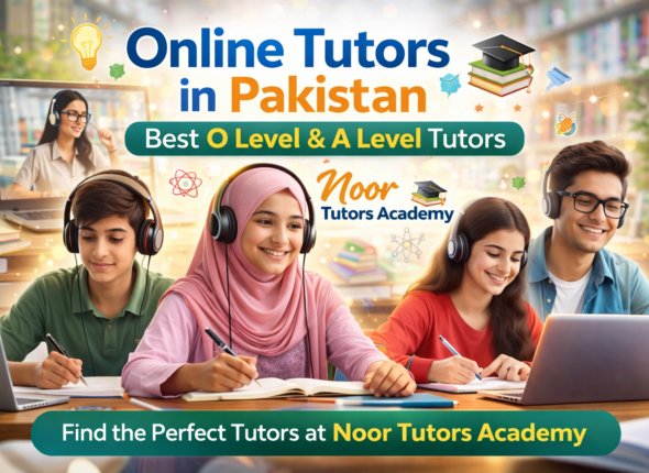 Students studying online with Noor Tutors Academy – best online tutors in Pakistan for Cambridge, O Level and A Level with expert virtual classes